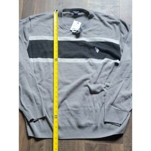 U.S. Polo Assn. Striped Sweater Crew Neck Pullover‎ Casual XXL